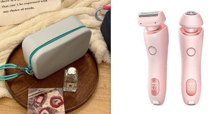 2 In 1 Hair Removal, Women Body Razor, Face, Leg, Armpit Bikini, Hand Pubic Shaver Hair Remover