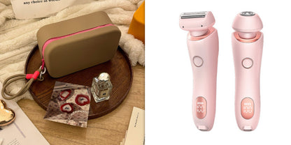 2 In 1 Hair Removal, Women Body Razor, Face, Leg, Armpit Bikini, Hand Pubic Shaver Hair Remover