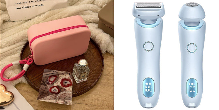 2 In 1 Hair Removal, Women Body Razor, Face, Leg, Armpit Bikini, Hand Pubic Shaver Hair Remover