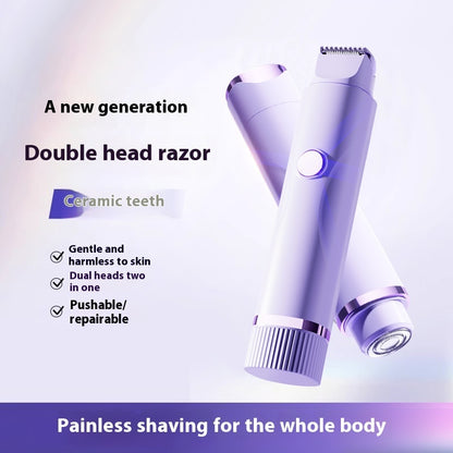 Women's Double-headed Lady Shaver Private Parts Trimmer