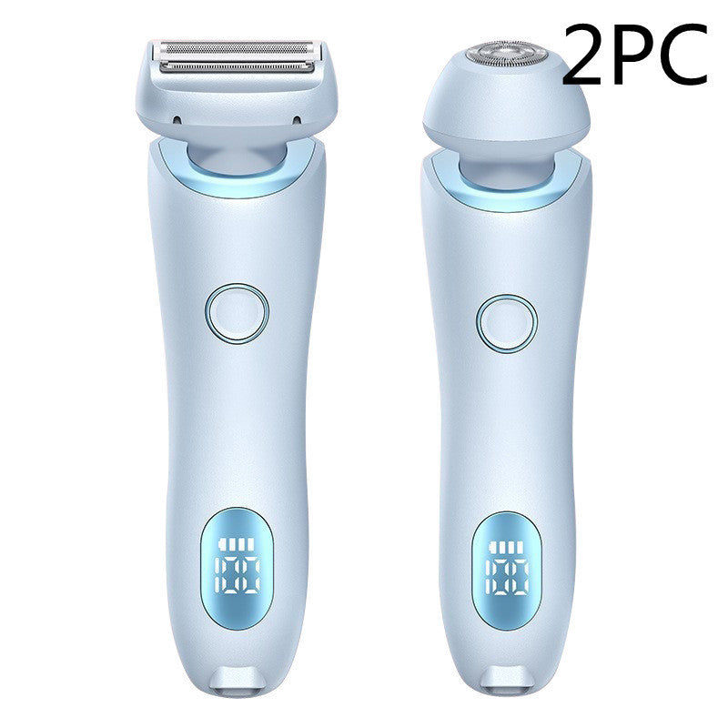 2 In 1 Hair Removal, Women Body Razor, Face, Leg, Armpit Bikini, Hand Pubic Shaver Hair Remover