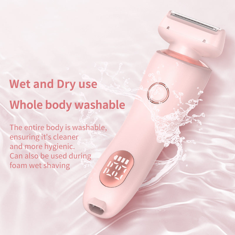 2 In 1 Hair Removal, Women Body Razor, Face, Leg, Armpit Bikini, Hand Pubic Shaver Hair Remover