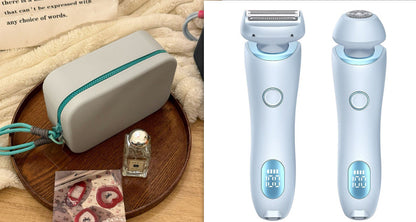 2 In 1 Hair Removal, Women Body Razor, Face, Leg, Armpit Bikini, Hand Pubic Shaver Hair Remover