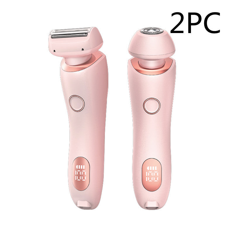 2 In 1 Hair Removal, Women Body Razor, Face, Leg, Armpit Bikini, Hand Pubic Shaver Hair Remover